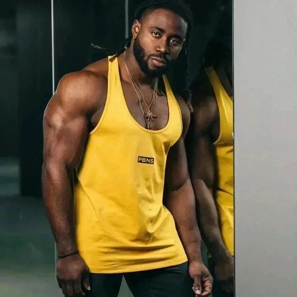 Alphalete PBNS Mustard Yellow Tank size XXL EUC - Picture 1 of 9